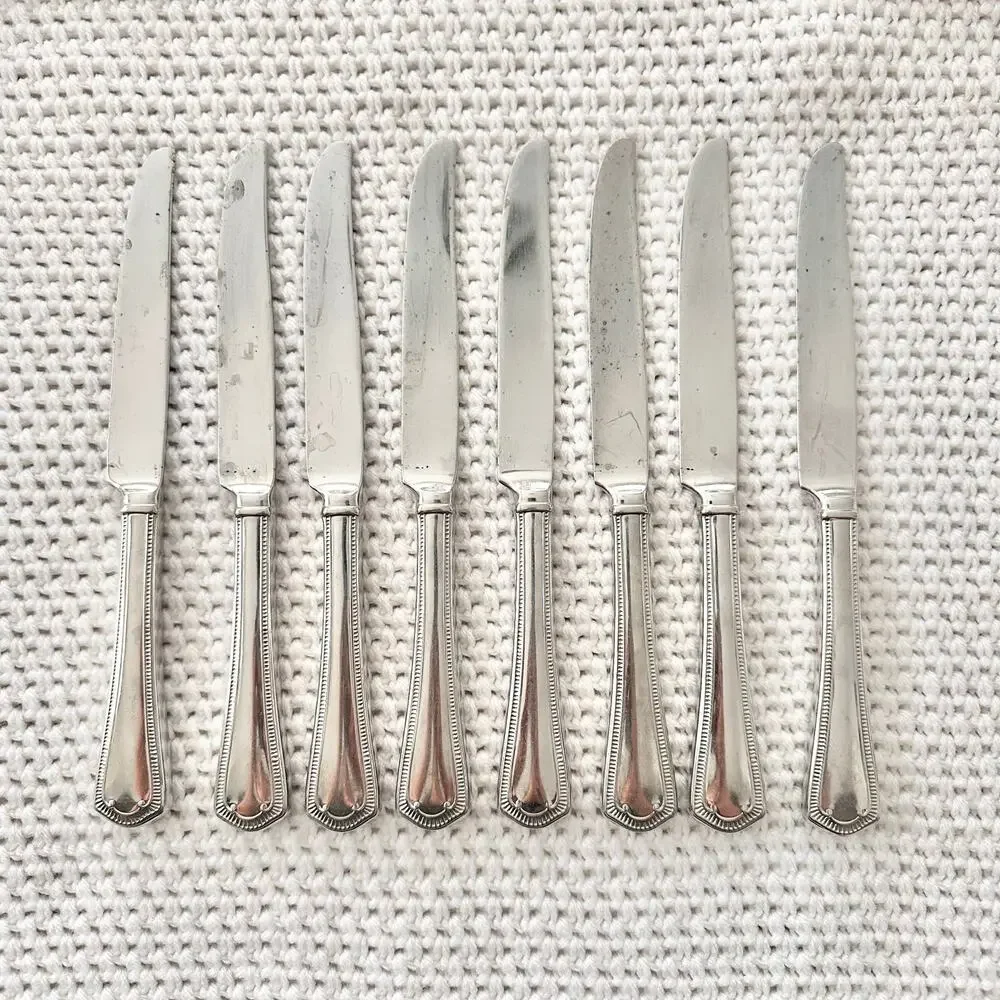 Waterford Somerset 18/10 Stainless Set 8 Dinner Forks Replacement Flatware 9.5
